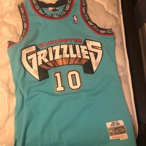 Mitchell and Ness Mike Bibby Vancouver Jersey